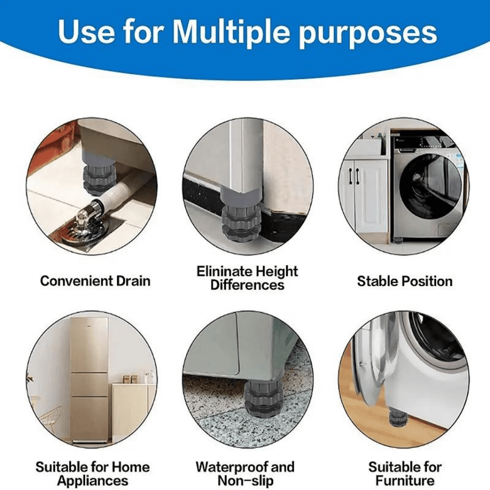 Utilie™ Anti Vibration Pads for Washing Machine(4 Pcs Set)