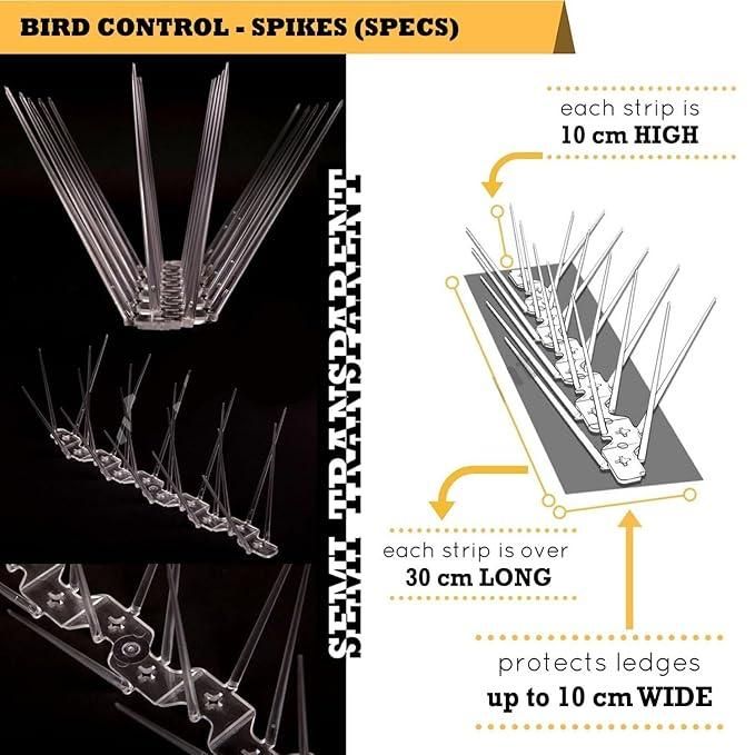 Pigeon Control Spikes (Set of 10)